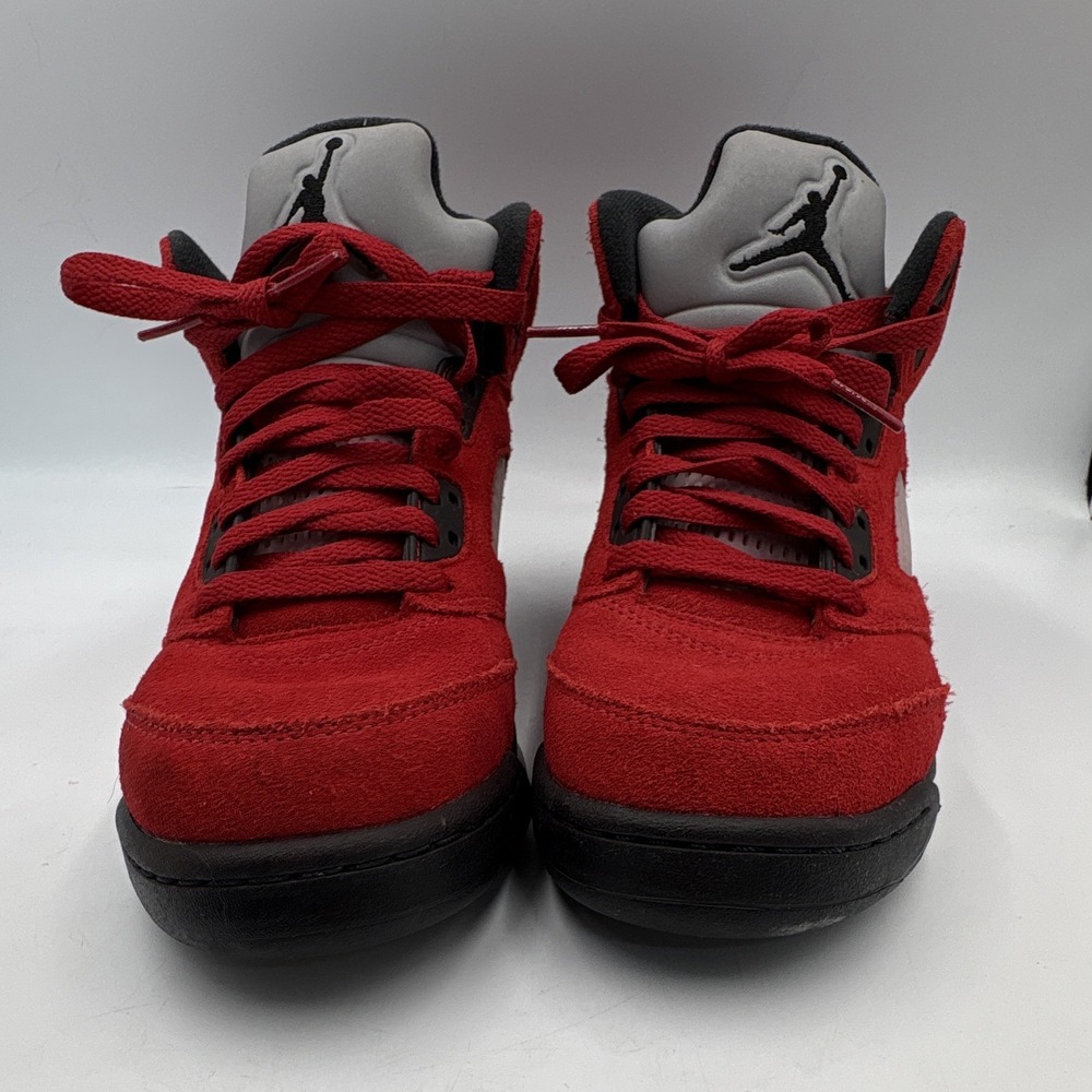 Jordan Air Jordan 5 Retro Mid Raging Bull Sneakers 5.5Y Red Black 440888-600 - Picture 3 of 11